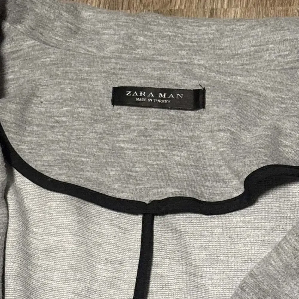 Zara 4 Way Stretch Comfort Knit Blazer Men's Size XXL Chest 48” Gray